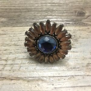 Lucky Brand Jewel Flower Ring